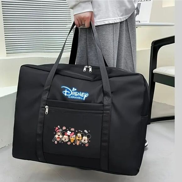 Disney’s Mickey Mouse & Friends Black Oversized Duffle Bag Traveling Bag - Picture 6 of 6